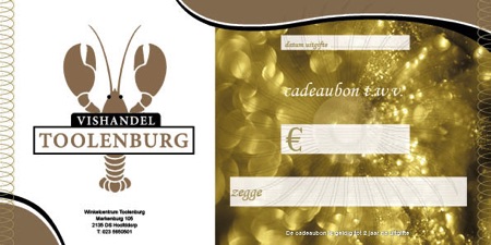 Volendammer viscenter cadeaubon waardebon cheque